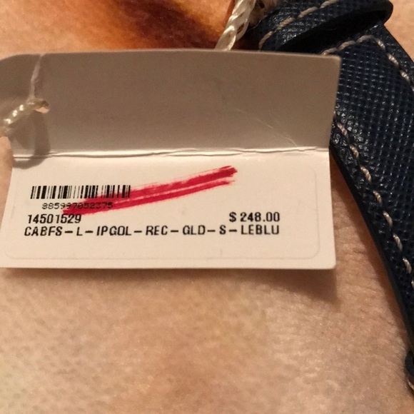 Blue and gold Coach watch. - Picture 4 of 5